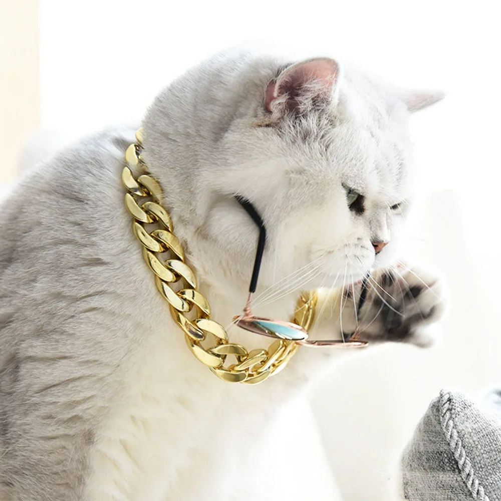 Cat Collar Gold Chain - Cartoka