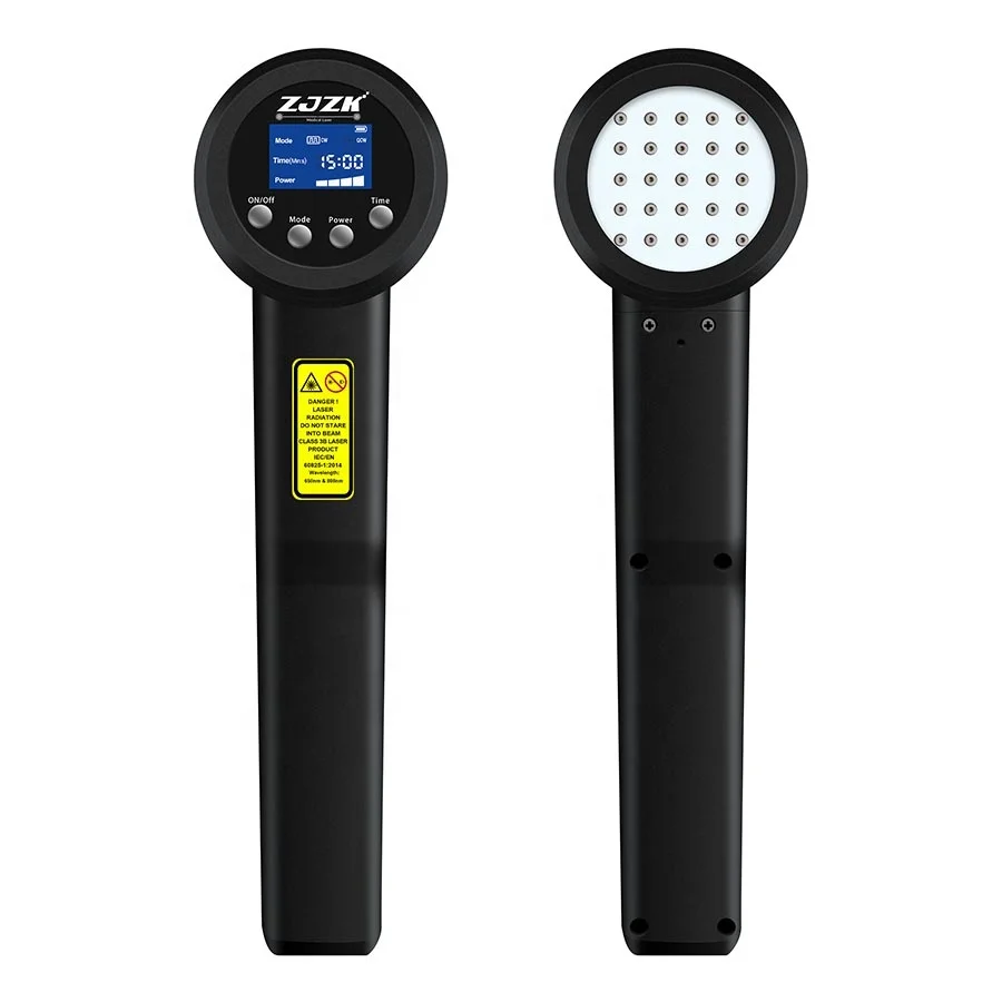2026 ZJZK Cold Laser Therapy Device Health Care Products for Pain Relief Anti-inflammation Tissue Repair 5W 650nm 808nm Handheld