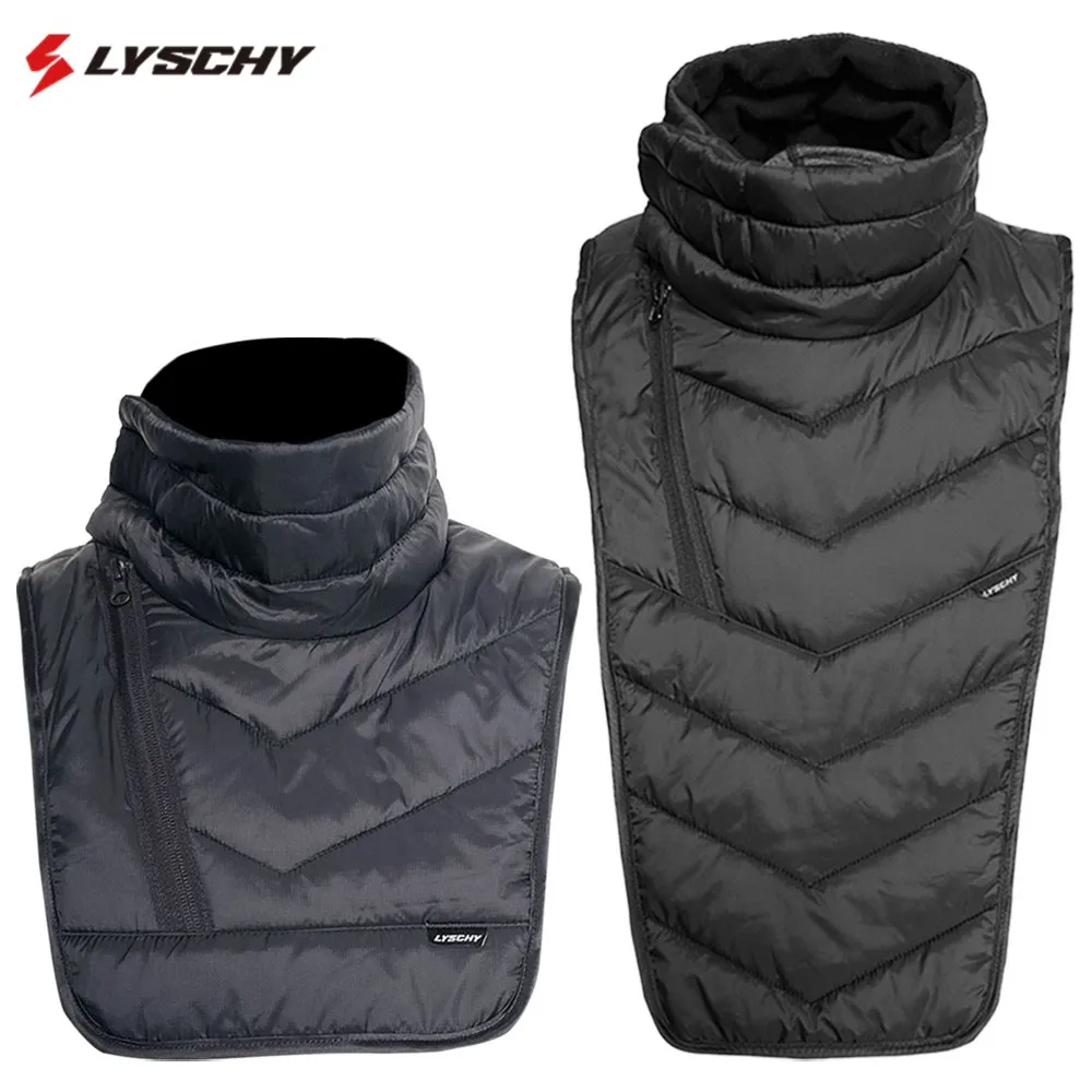 LYSCHY Winter Windproof Waterproof Motorcycle Warm Scarf Balaclava Mask Moto Riding Ski Chest Warmer Thermal Bib Neck Breathable