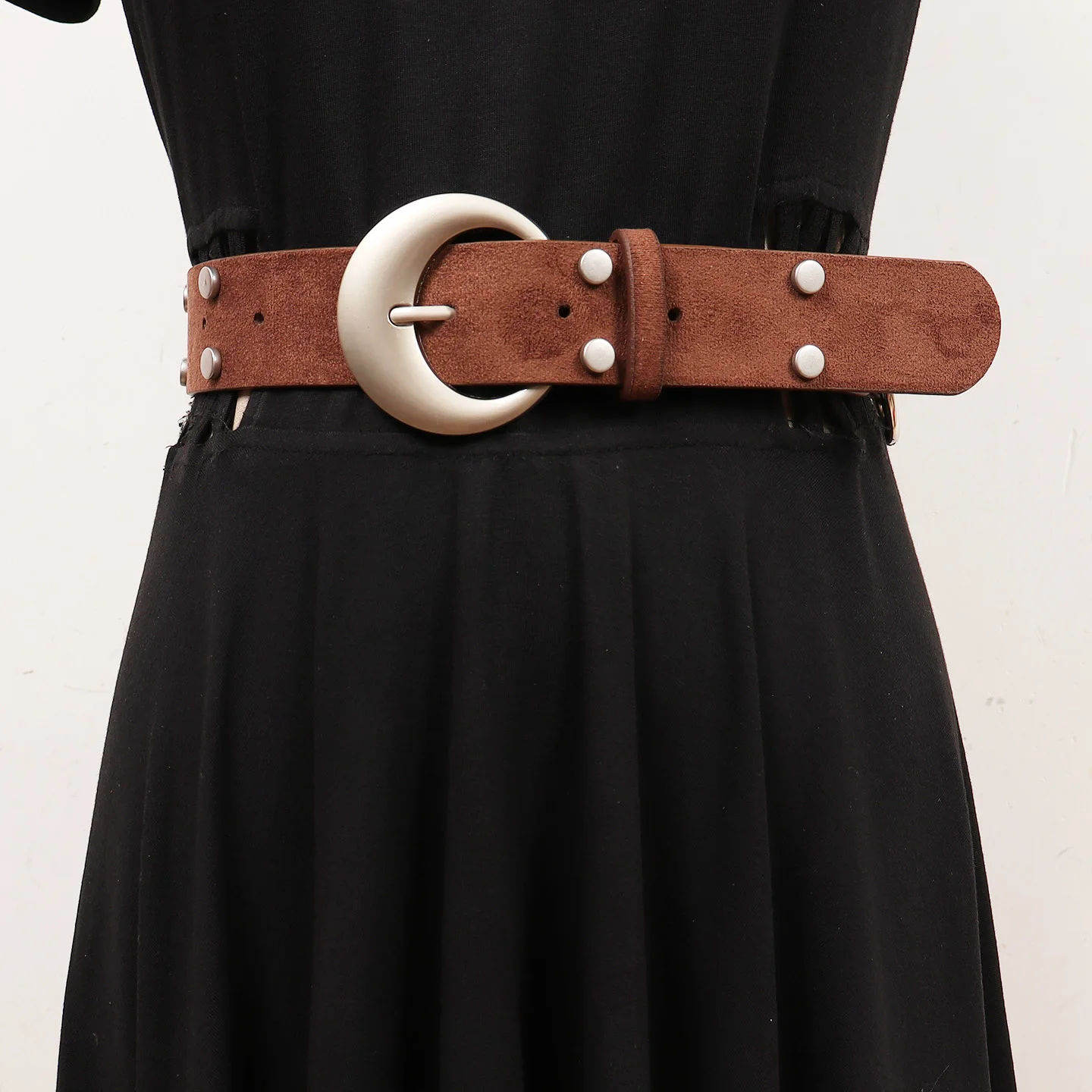 

Винтажные замшевые поясные ремни из искусственной кожи, джинсовые ремни с заклепками в стиле панк, корсетный ремень, осеннее платье, рубашка, пояса из искусственной кожи Cinturones Para Mujer