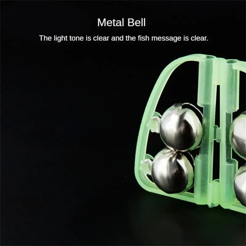 1 ชิ้น/ล็อตสัญญาณเตือนภัยตกปลา Bell Luminous Sea Fishing Feeder ตกปลา Bell TWIN Sea Rod TIP Fish Bell ALARM Fishing Tackle