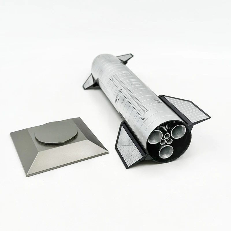 1/200 مقياس المريخ الهجرة صاروخ نموذج SpaceX التنين الثقيلة الصقر المركبة الفضائية صاروخ دييكاست لعبة مجسمة معدنية #3