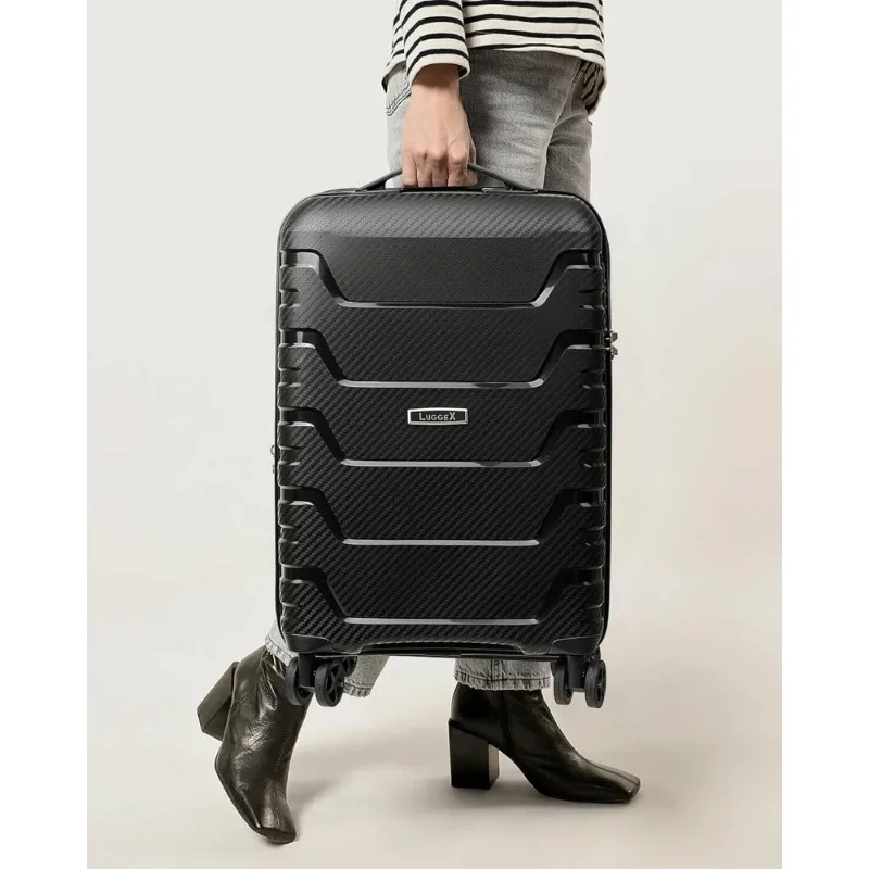 Carry On Luggage 22x14x9 Airline Approved - 100% Polycarbonate Expandable Hard Shell Suitcase with Spinner Wheels