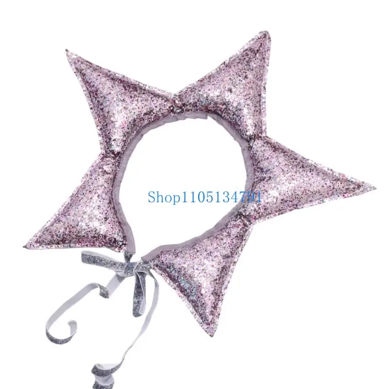 

98km Festival Toddler Headbands Creative Star Themed Parties Family Gatherings Safe Fabric Headpiece Costume