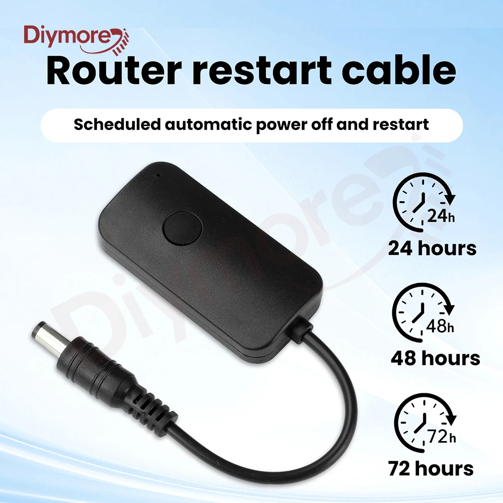 DC 9-12V Router Rebooter Reset Router Timing Restart Module Timing Automatic Power Off Reset Restart Control