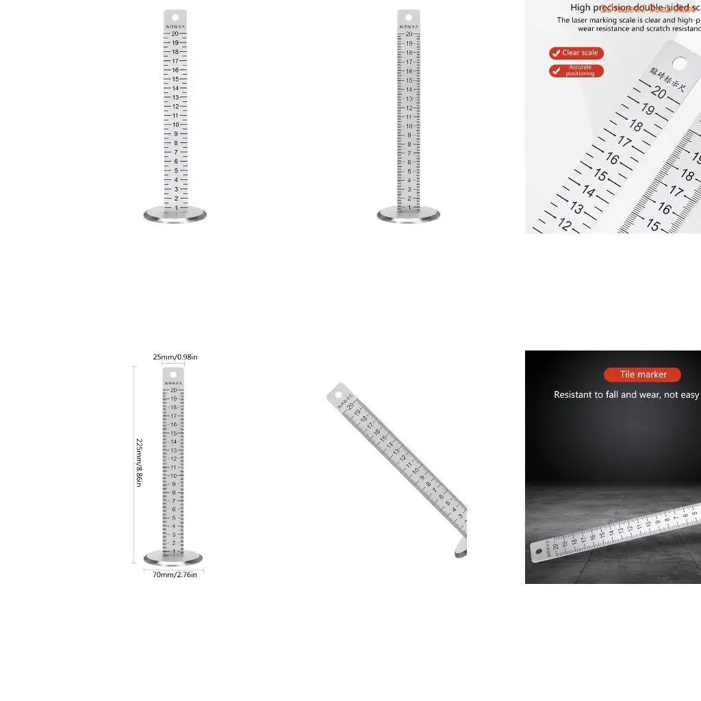 

Горизонтальная линейка для позиционирования керамической плитки Инструмент для укладки напольной плитки Металлический артефакт