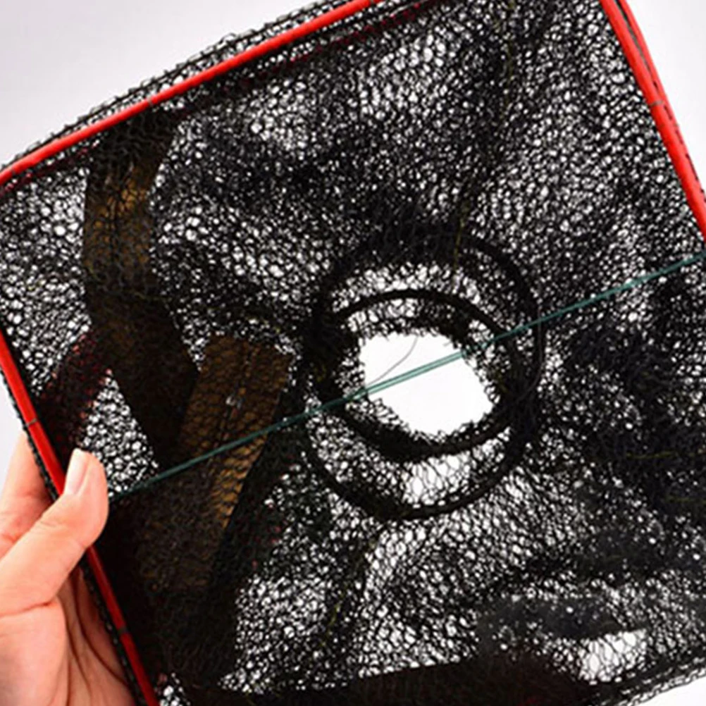 

2 Pcs Loach Crab Fishing Net Trap Nylon Fine Mesh Folding Catching Shrimp Crawfish