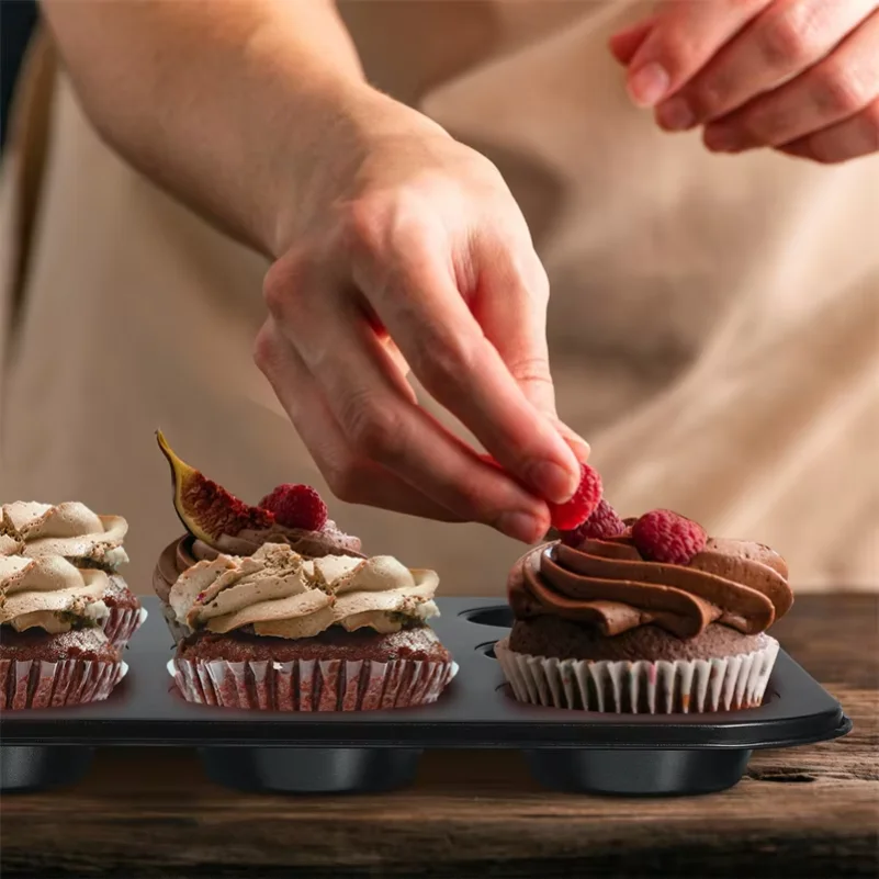 6/12 Bölmeli Kare Cupcake Kalı - Kitchen Oven Baking Pans incelemesi ve fiyatı