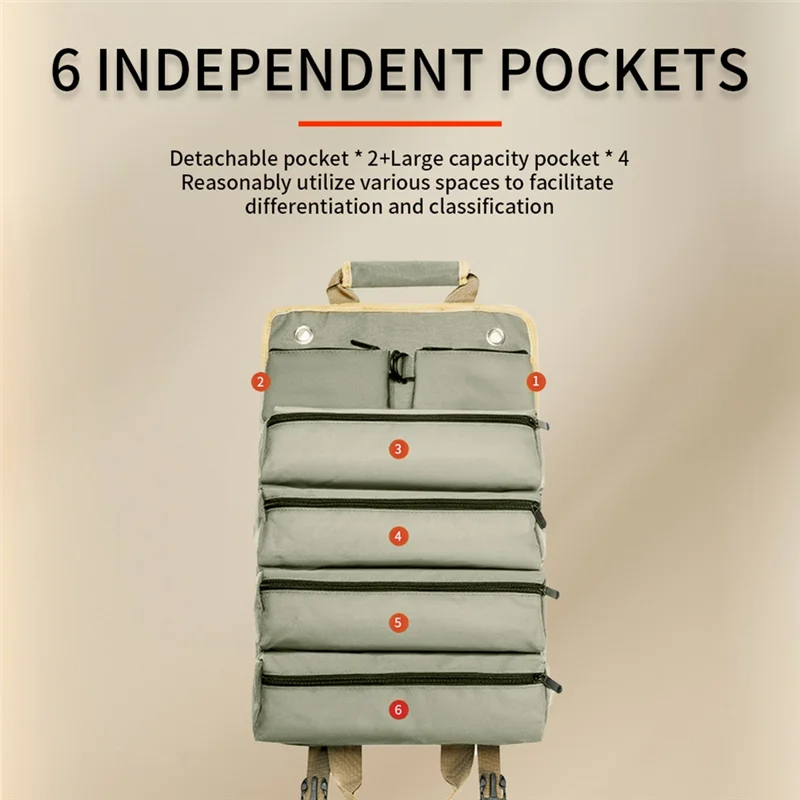 

Hardware Tool Organizer Shockproof Hardware Electrician Tool Bag Car Hanging Multifunctional Convenient Storage Bag