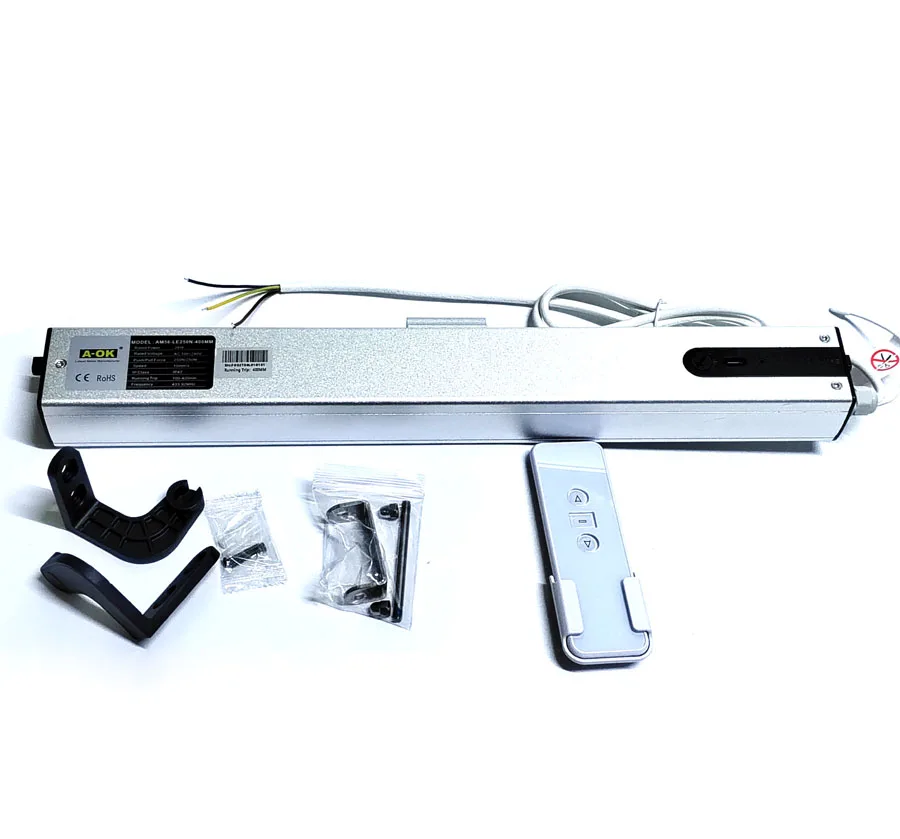 

100-240V AC Electric Chain Window Opener 3 Wire / Actuator Stroke Adjustable with Remote Control
