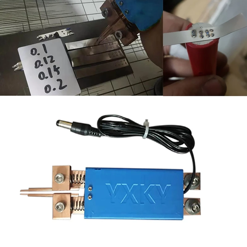 Gatillo de pluma de soldadura por puntos de mano integrado automático, Interruptor incorporado, azul, bricolaje