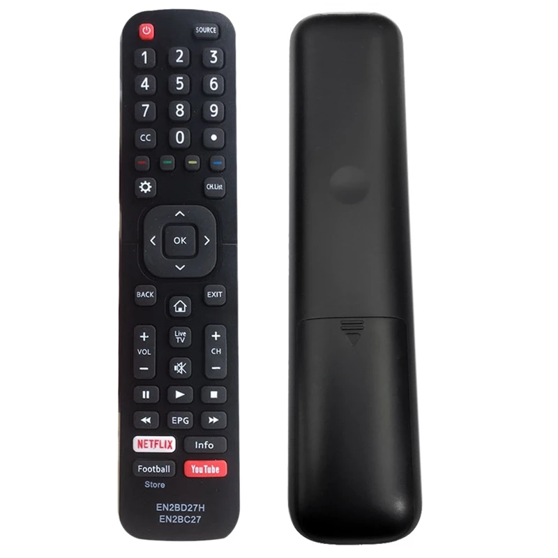 TV Remote Control, For Hisense Intelligent TV Remote Control EN2BC27/EN2BD27H Replace Remote Controls