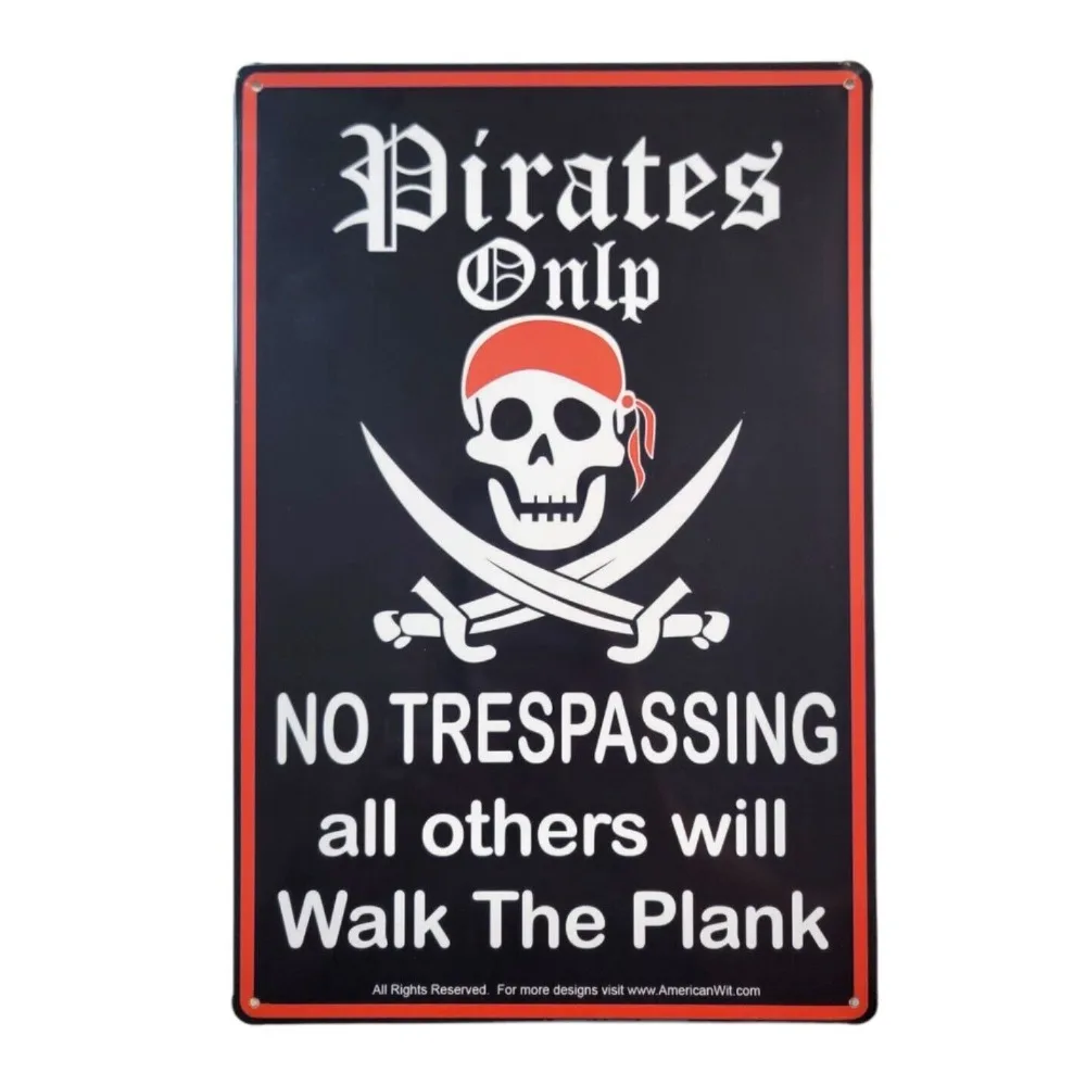 Sign Pirates Only N… - image