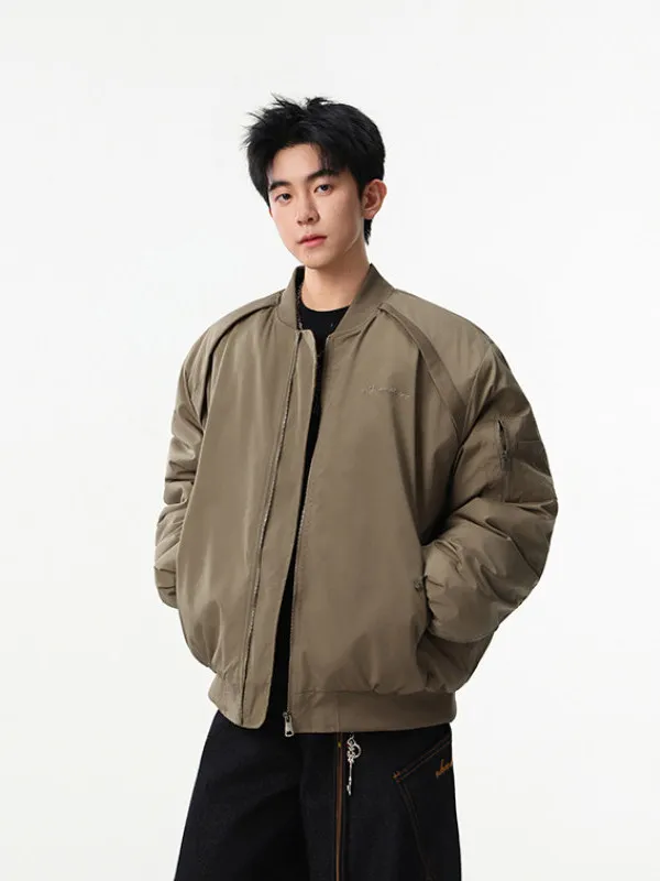 Jaqueta de Algodão com Design Desconstruído Americano TANGZ STUDIO, Moda Masculina, Roupas de Inverno Quentes