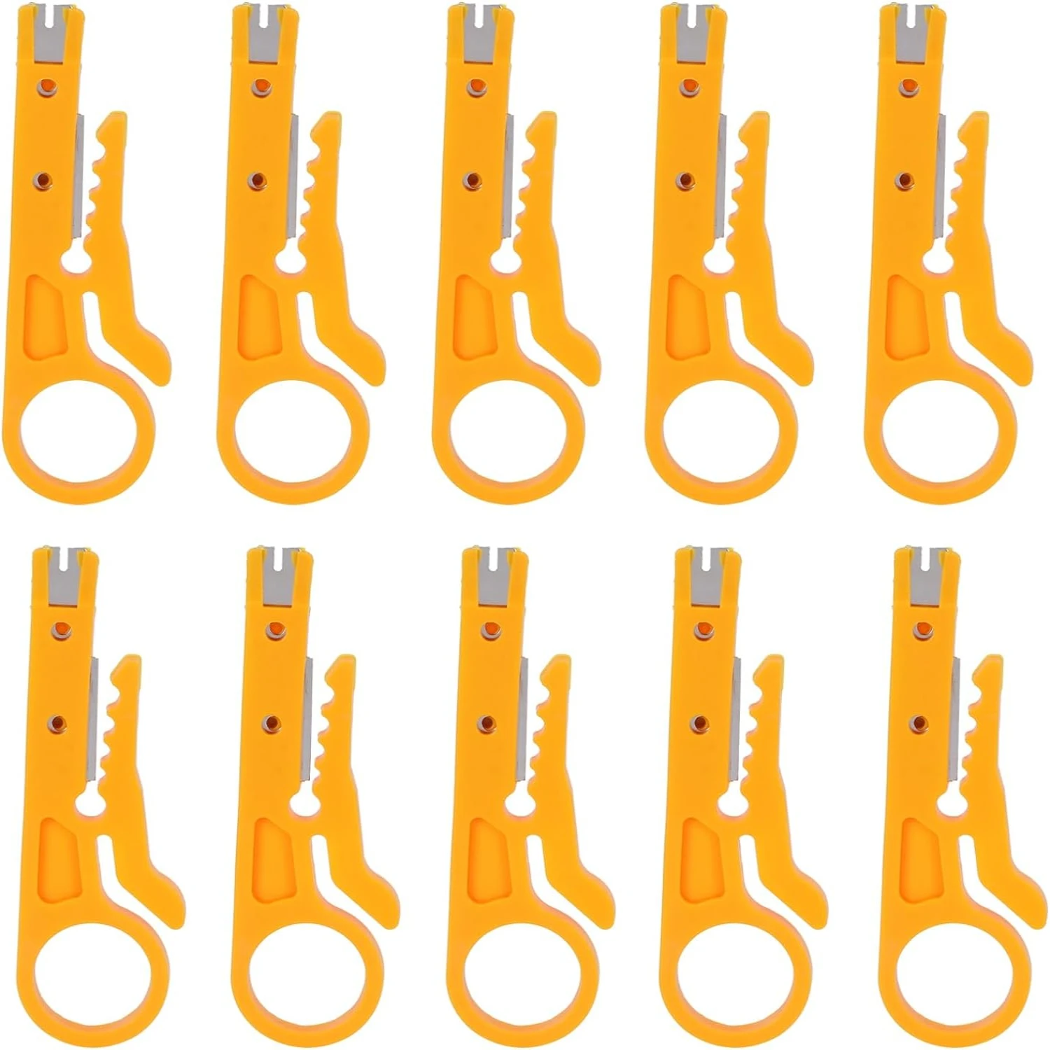 Efficient, Superior 10-Piece Mini Wire Cutting Set for High-Quality, Professional Operations - Precision Wire Stripper Pliers fo