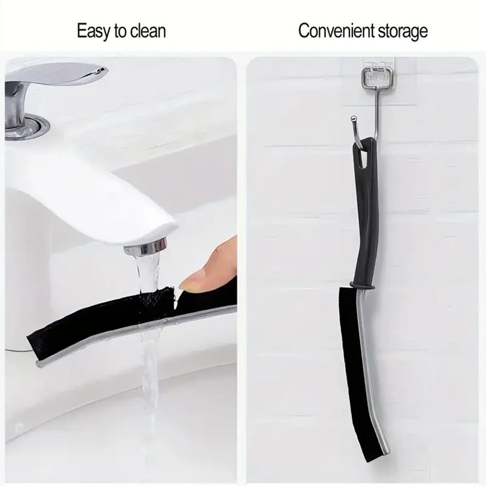 3pcs Crevice Cleaning Brush, Multifunctional Gap Cleaning Brush Tool, Bathroom Gap Brush, Grout Cleaner Brush Hard Bristle