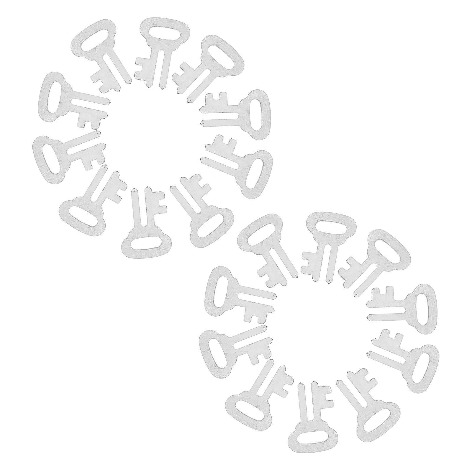 

20Pcs Coin Can Lock Key Metal Money Jar Accessories Durable Savings Bank Security Replacement Easy Handling Coin Can Lock Key