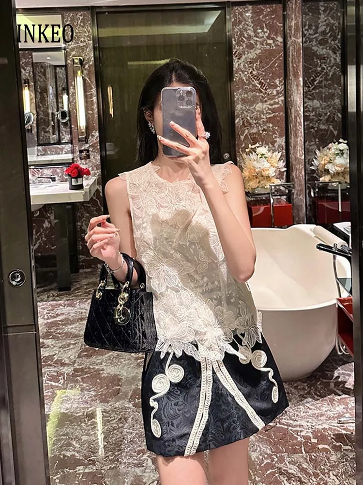 

Женская Прозрачная Футболка с круглым вырезом, без рукавов