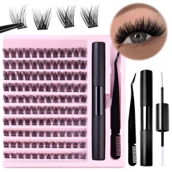 Hot Selling DIV Makeup 120 Clusters  False Eyelash Extension For Beauty