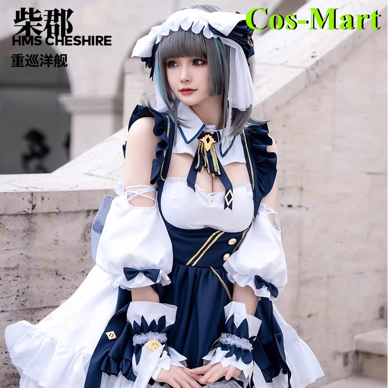 

Cos-Mart Game Azur Lane Cheshire Косплей Костюм Великолепный Милый Милый Кот Торжественное Платье Активная Вечеринка Ролевая Игра Одежда