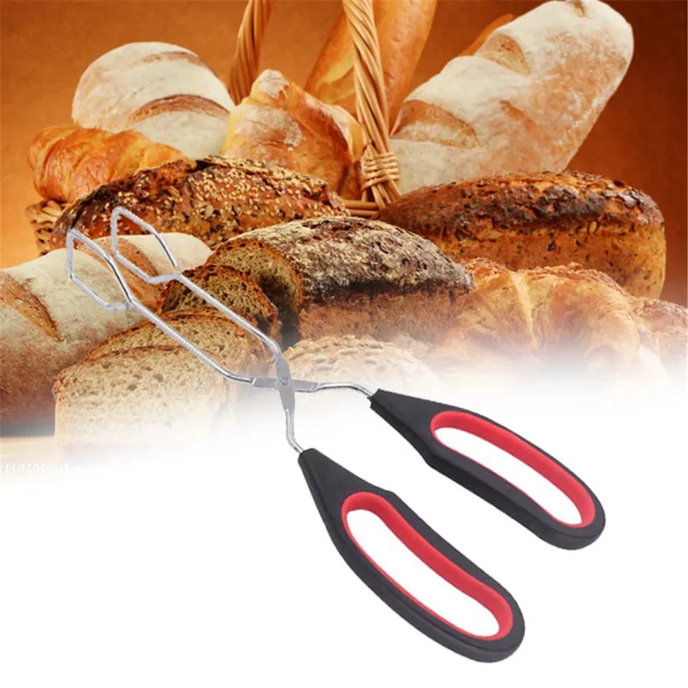 

BBQ Tools Barbecue Scissor Tongs Grilled Food Tong Long Handle Scissor BBQ Bread Roast Clip Kitchen Baking Tongs BBQ Accessories