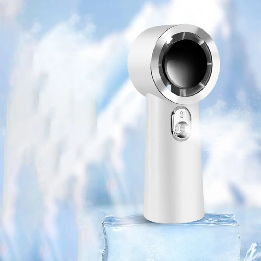 Portable Handheld Spray Fan 3-Speed Wind High-Speed Water Spray Mist Fan USB Rechargeable Lightweight