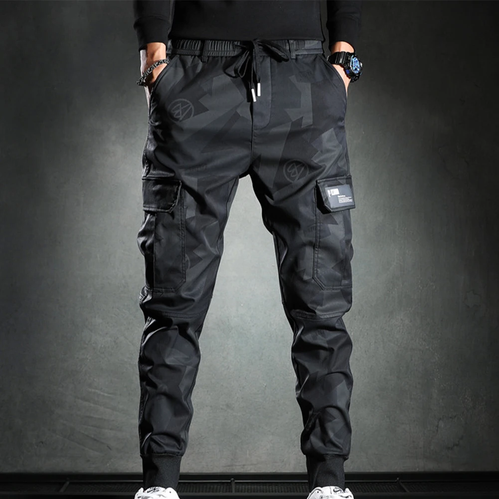 

Daily Outdoor Mens Pants Trousers Workwear Athletic Breathable Cargo Comfortable Drawstring Elastic Waist Joggers