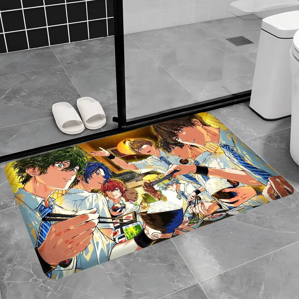 The P-Prince Of T-Tennis Japanese Kitchen Mat Cheaper Anti-slip Modern Living Room Balcony Printed Modern Home Decor