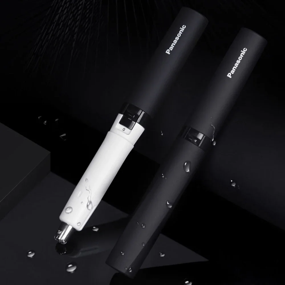 ماكينة تشذيب شعر الأنف الكهربائية المحمولة من باناسونيك، ماكينة تشذيب شعر الأنف والأذنين للرجال، ماكينة قص غير مؤلمة قابلة لإعادة الشحن