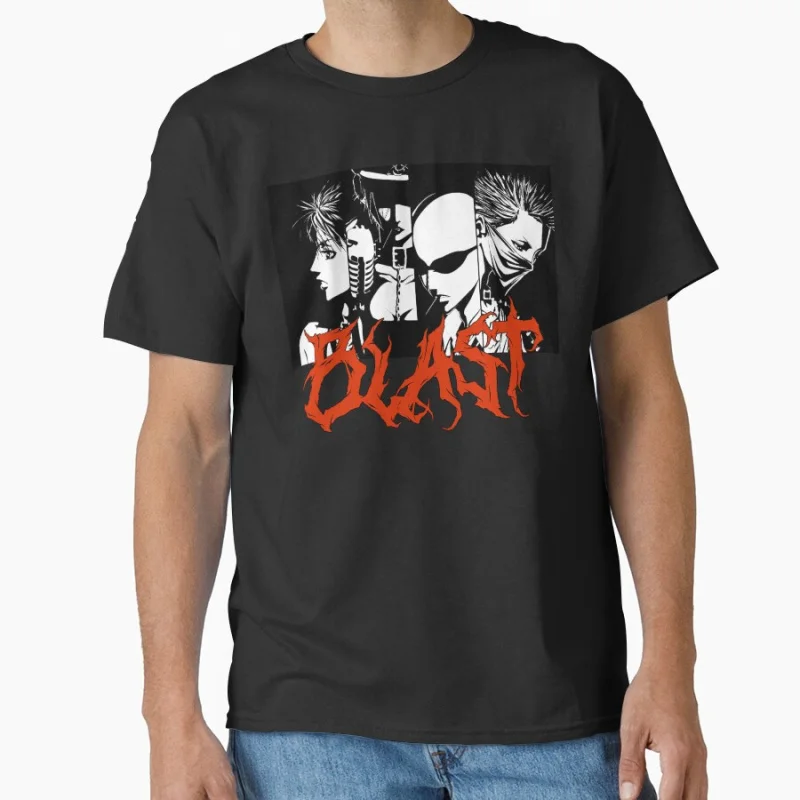 

Blast 1027 Nana The Black Stones Band Anime T shirt Large size Tops Manga Graphic Print Y2k Clothes Cartoon Tee