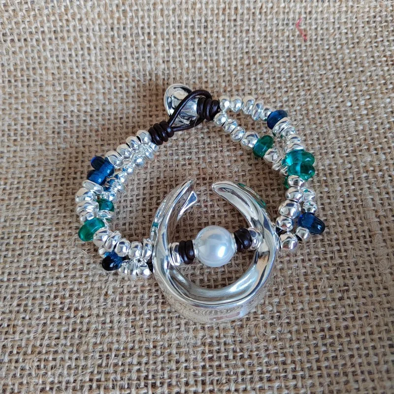 

Новый европейский и американский модный тренд: браслет из бусин, подарок на День святого Валентина для девочек.