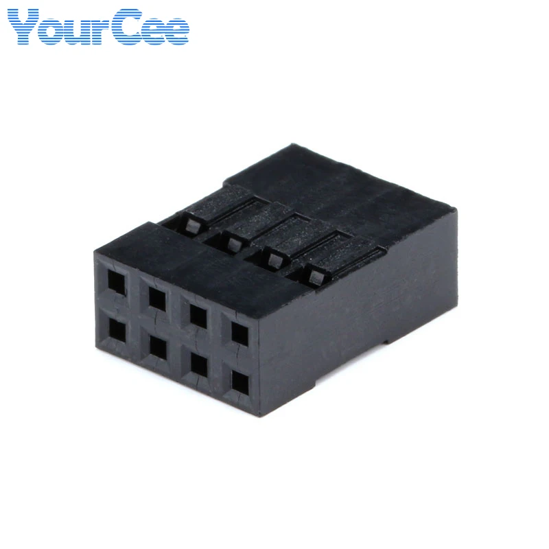 20pcs/10pcs 2.54mm 2.0mm Double Dupont Head Connector Female Housing Plastic Shell 2P/3P/4P/5P/6P/7P/8P/9P/10P/13P/15P/16P/20P
