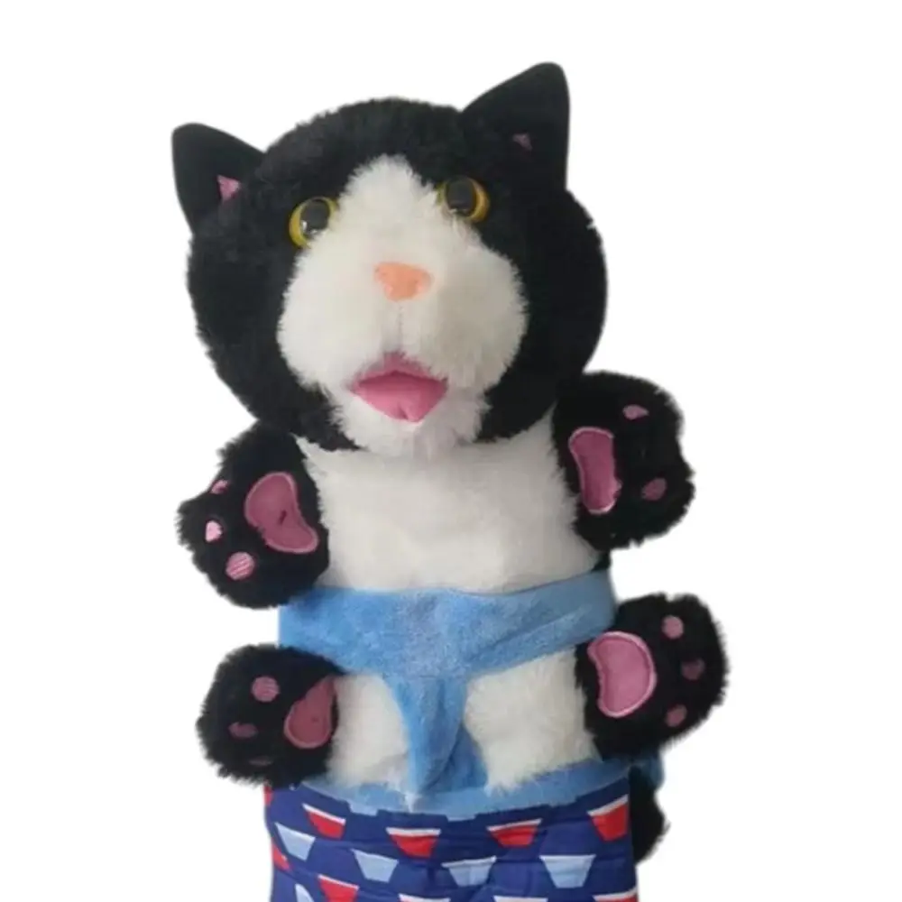 

Interactive Cat Toys Wrestling Glove Sturdy Padding Cat Shape Cat Puppet Wrestler Stuffed Soft Plush Cat Dolls Pet Supplies