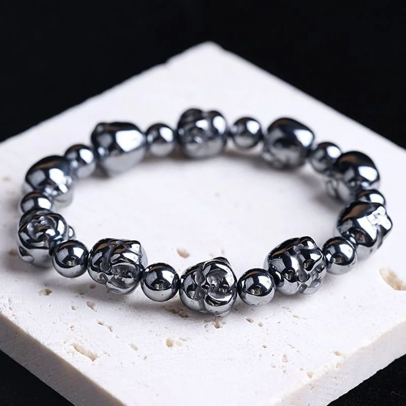 

Браслет-браслет с головой Будды из натурального терагерца, классический и простой.