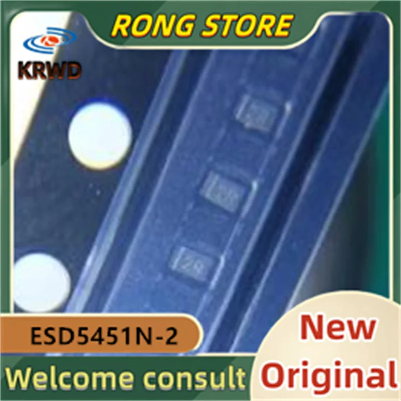 200PCS 2P New OriginaI ESD5451N-2  ESD5451N ESD5451N-2/TR DFN1006-2