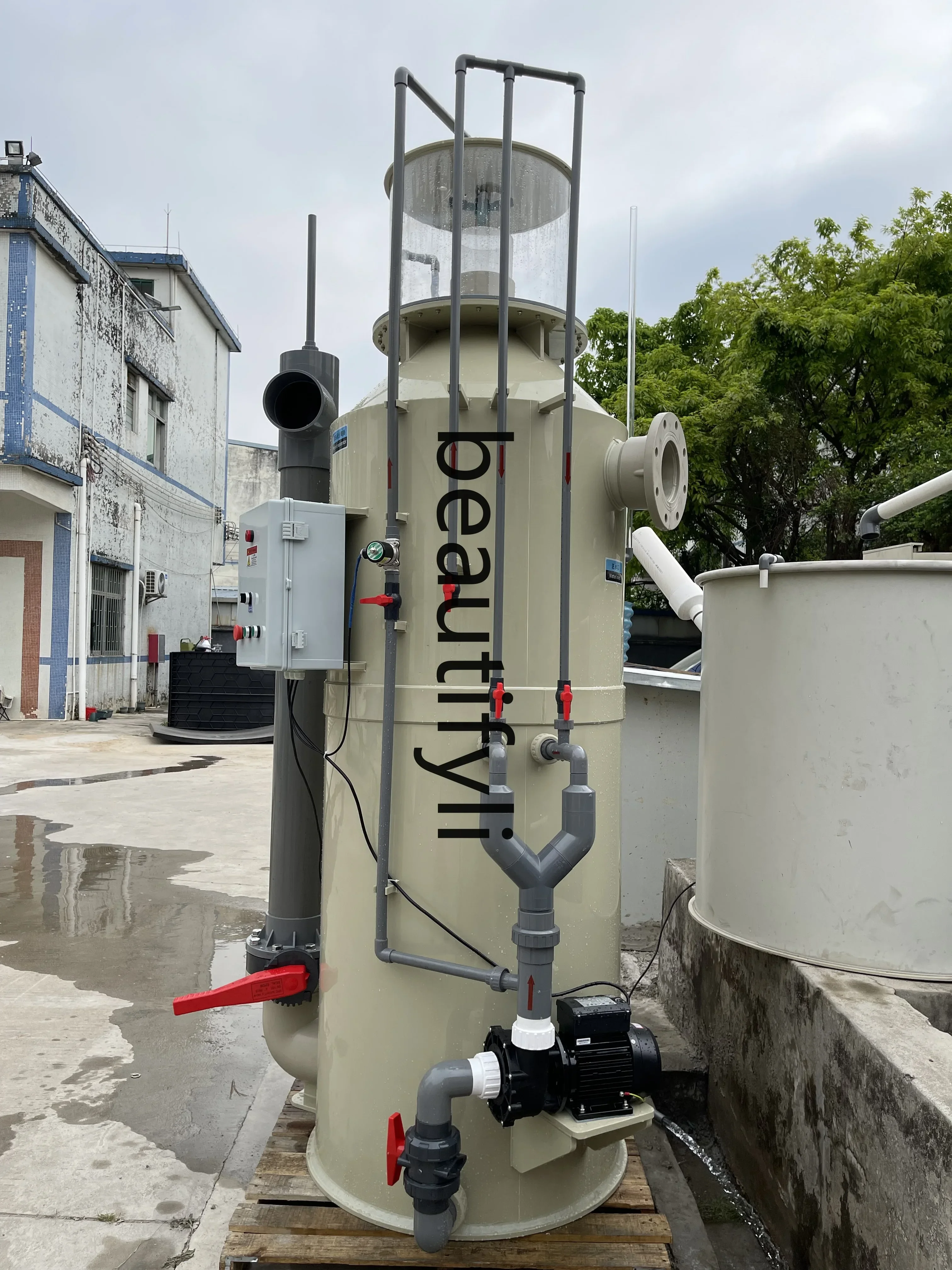 yj57 Large Protein Separator Aquaculture Water Filtration Equipment Factory Circulating Aquaculture Foam Separator