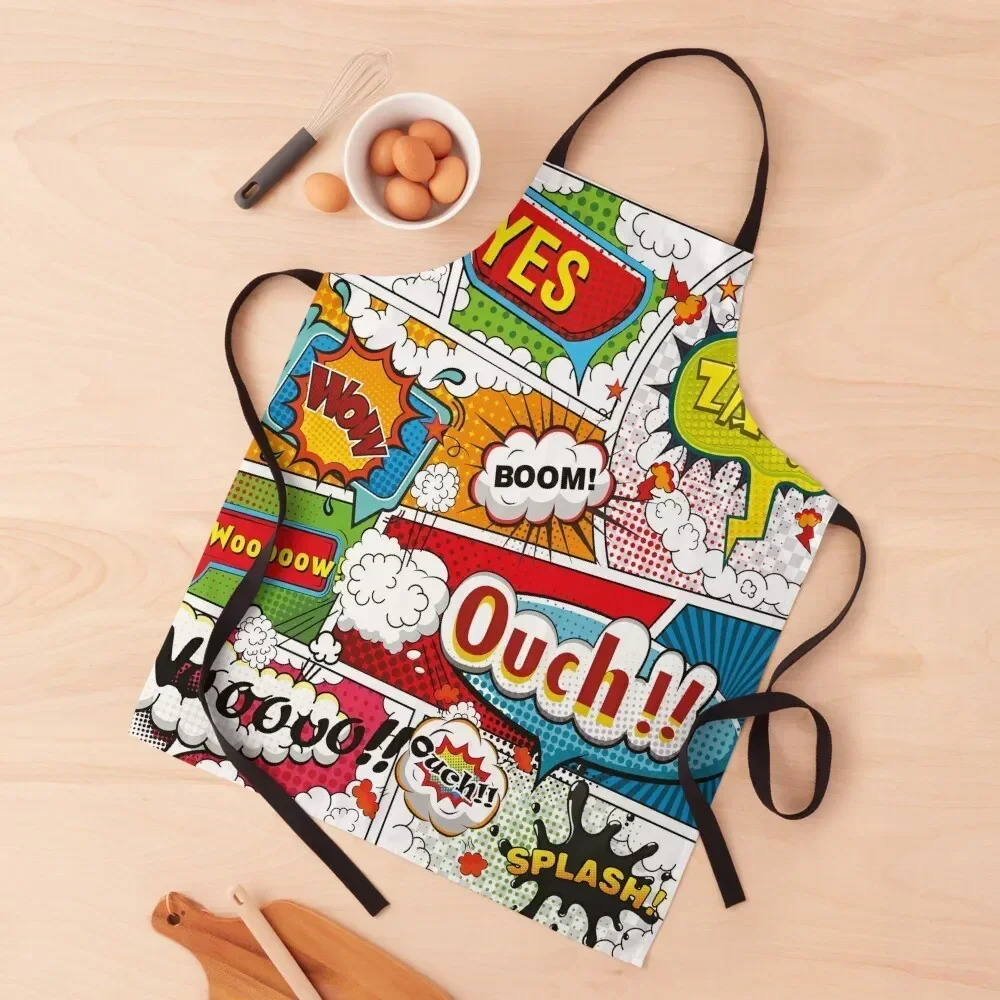 

Comic Apron kindergarten teacher professional hairdressing japanese woman Apron