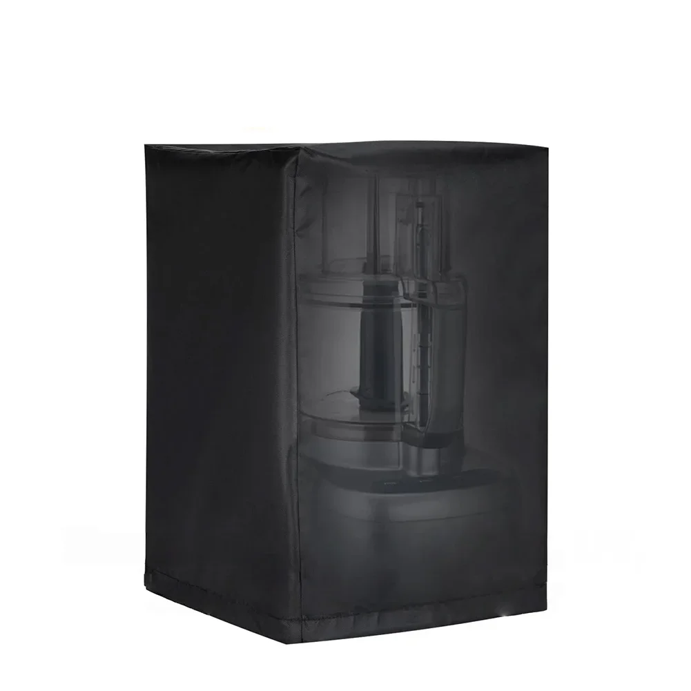 Black Food Processor Cover Fits Most For Countertop Models Waterproof Dust and Moisture Protection 11 W x 10.5 D x 16.8 H
