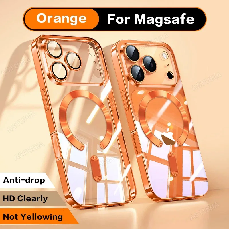 iPhone 17 Pro Max用磁気対応スマホケース、iPhone 17 Air用キャンディーカラー公式バンパー、16/15/14/13対応、黄ばみなし高級カバー