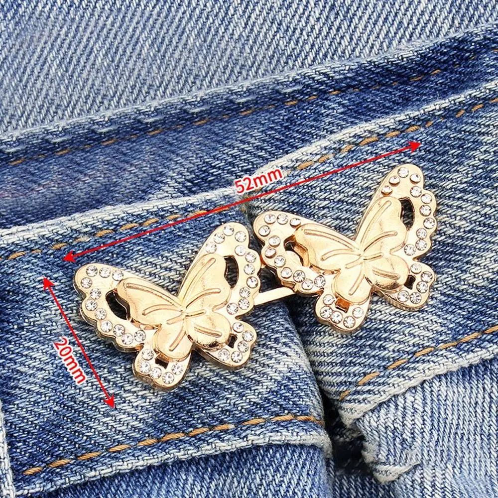 

Аксессуары для одежды, пуговицы для закрытия талии, джинсовые украшения, съемные затягивающие пуговицы на талии, регулируемые съемные зажимы для талии для женщин