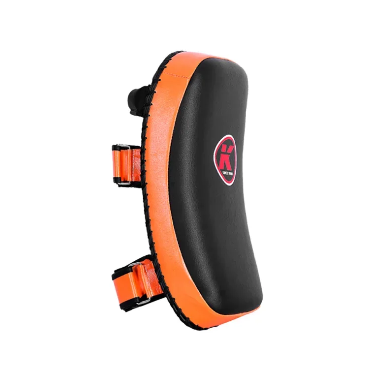 

Custom Logo PU Leather Kicking Punching Mitts Target Pads for MMA Muay Thai Boxing Taekwondo Kickboxing-Focus Kick Target