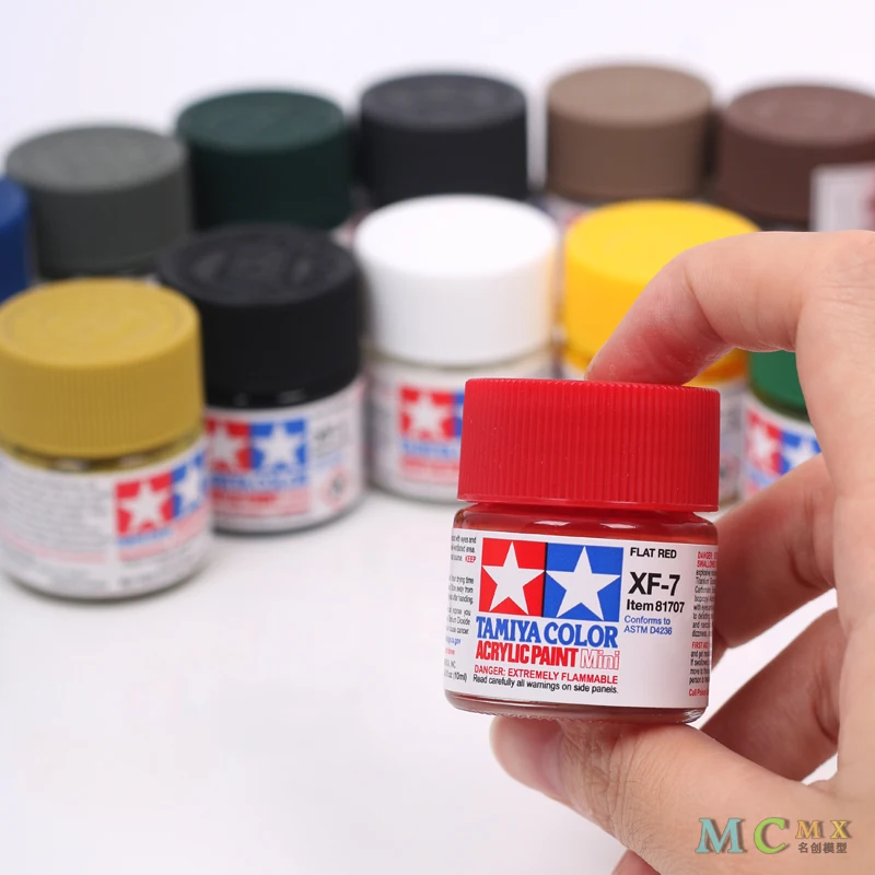 TAMIYA Paint Pigment Propylene Matte Extinction Model Aqueous Nature Gumdam Coloring Pen Coating Spray Military XF69-XF86