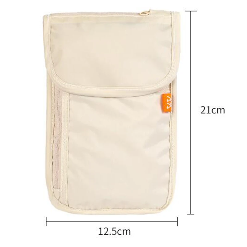 RFID Blocking Travel Bag Passport Holder Phone Wallet Card Organizer Storage Bag Multi-Pockets Anti-theft Pouch Faraday Bags