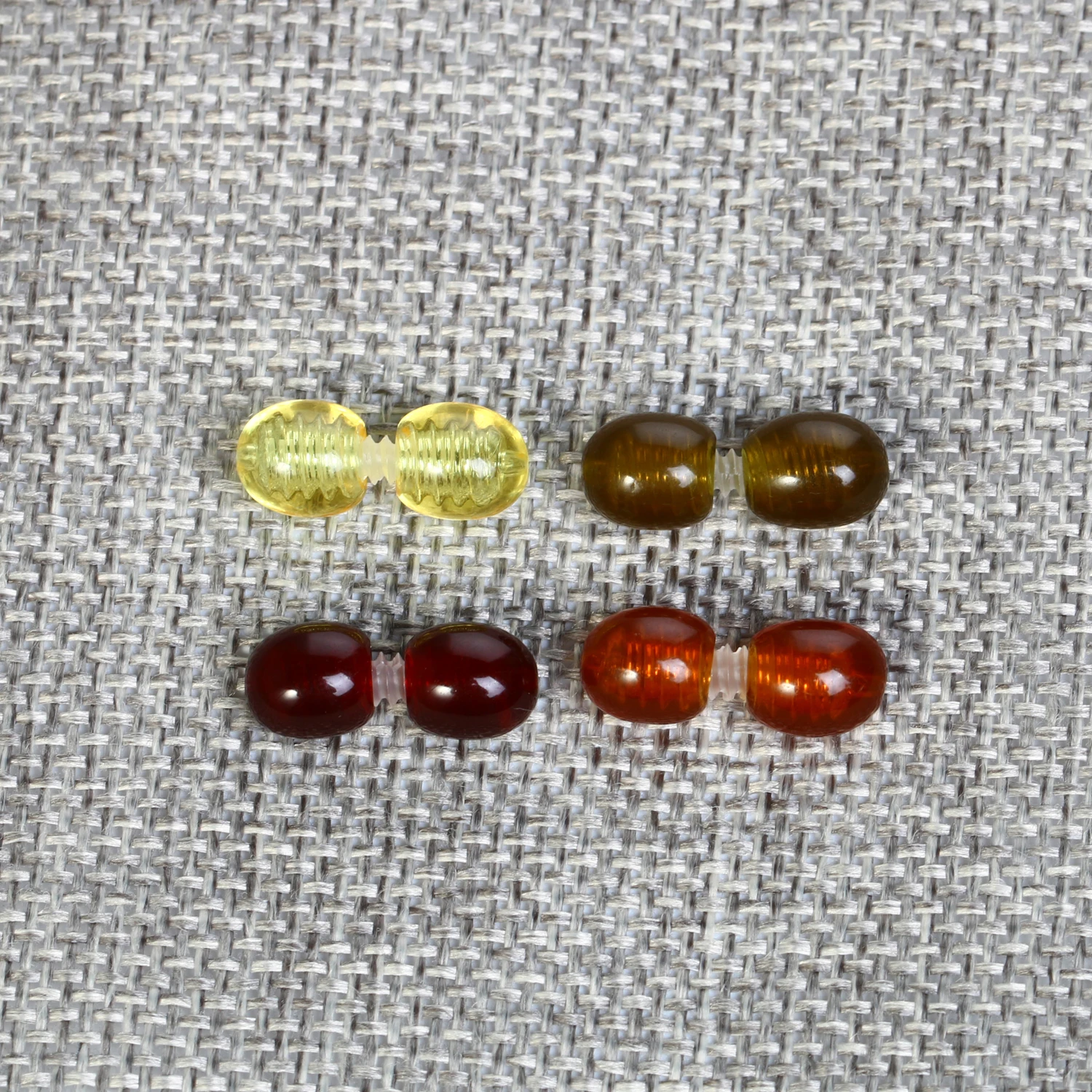 مشابك خيوط بلاستيكية من العنبر ، مشبك موصل لخرزات الأمان لقلادة الإغلاق ، إبزيم مخفي للمجوهرات سهل الاستخدام ، 5: ، #6