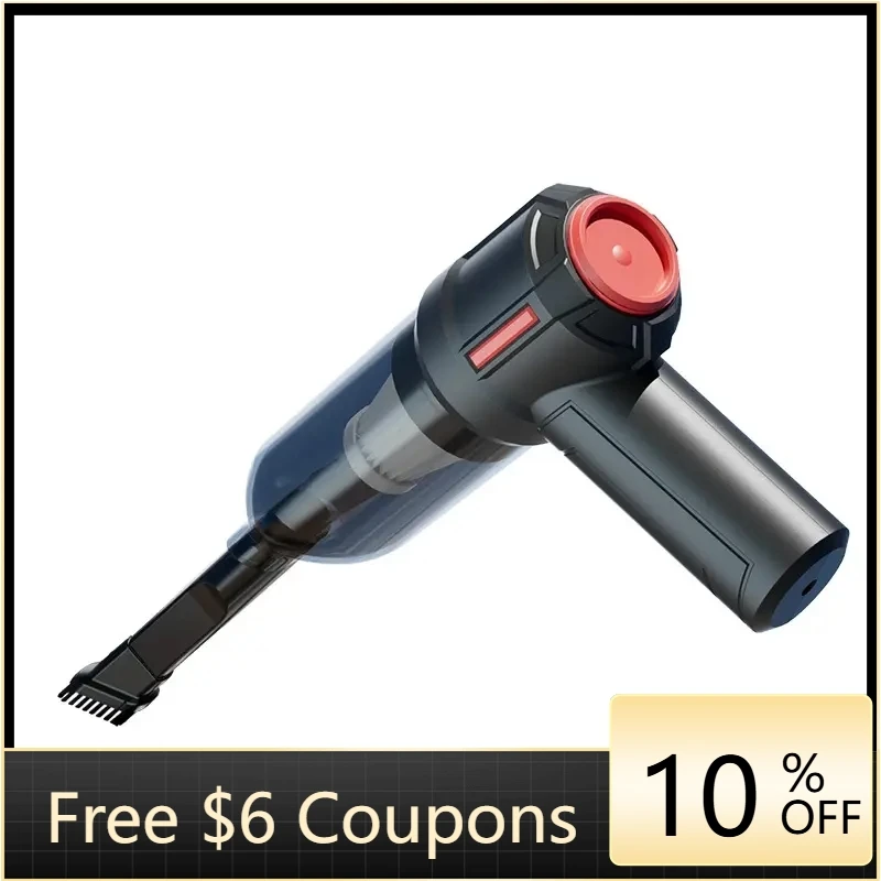 

STLF WJW DZ Advanced Mini Both Suck and Blow Large Suction Handheld Portable Wet and Dry Cordless Car Vacuum Cleaner