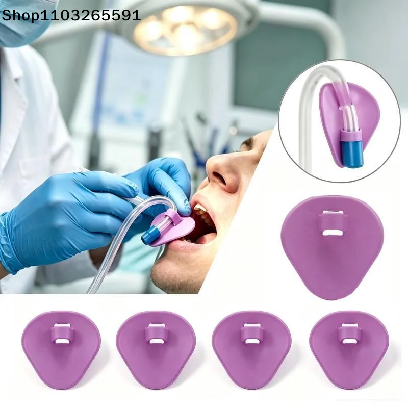 1 Piece/10 Pieces/50 Pieces Autoclavable Dental Suction Tube Holder, Oral Care Tool, Saliva Outlet, Hve Tube Locator