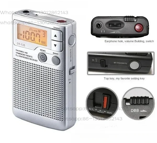 2026 new DT-125 (DT-200X DT-250) King Portable Listening King Pocket Radio