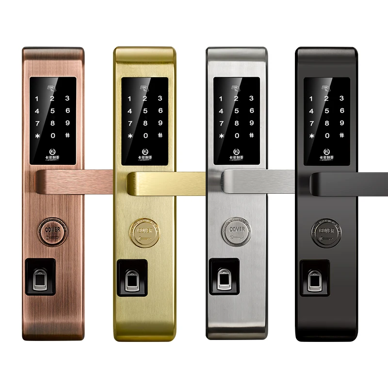 The most economic model SUS 304 panel smart security door lock suitable for apartment and home