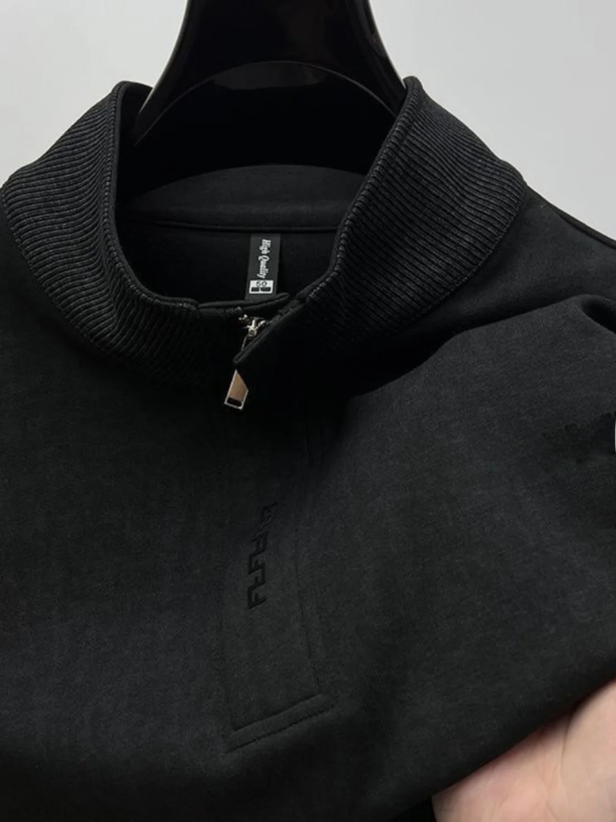 

Рекомендуемая мужская спортивная толстовка с длинным рукавом на молнии от бренда High Street (Гуанчжоу), свободного кроя, для молодежи, как базовый слой.