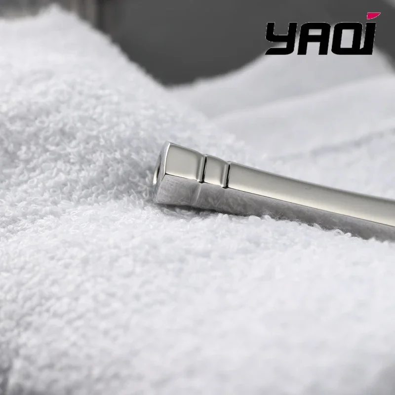 Ручка бритвы YAQI Flare из полированной нержавеющей стали 316, мужская безопасная ручка для бритвы, подарок на день рождения для парня